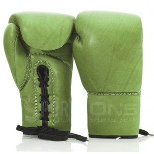 Premium Quality Lace Up Pro Boxing Gloves