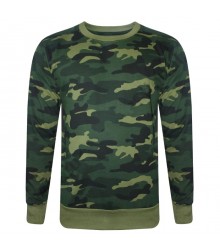 Custom Camouflage 3D Printed Sweatshirts