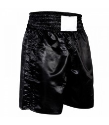 Custom Boxing Trunks Black